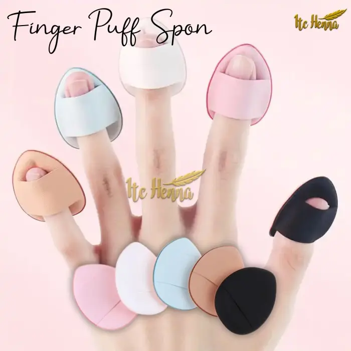 Murah meriah!!! Finger Spons Puff Spon Bedak Mini Sponge Concealer / Foundation 4