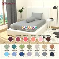 Gambar Pop Color DOUBLE KARET - Sprei Single 120x200x20 Bantal 1 (B1) - Valenita Collection - JADE PC, DOUBLE KARET dari Adela Sprei & Bedcover Kab. Gresik 1 Tokopedia