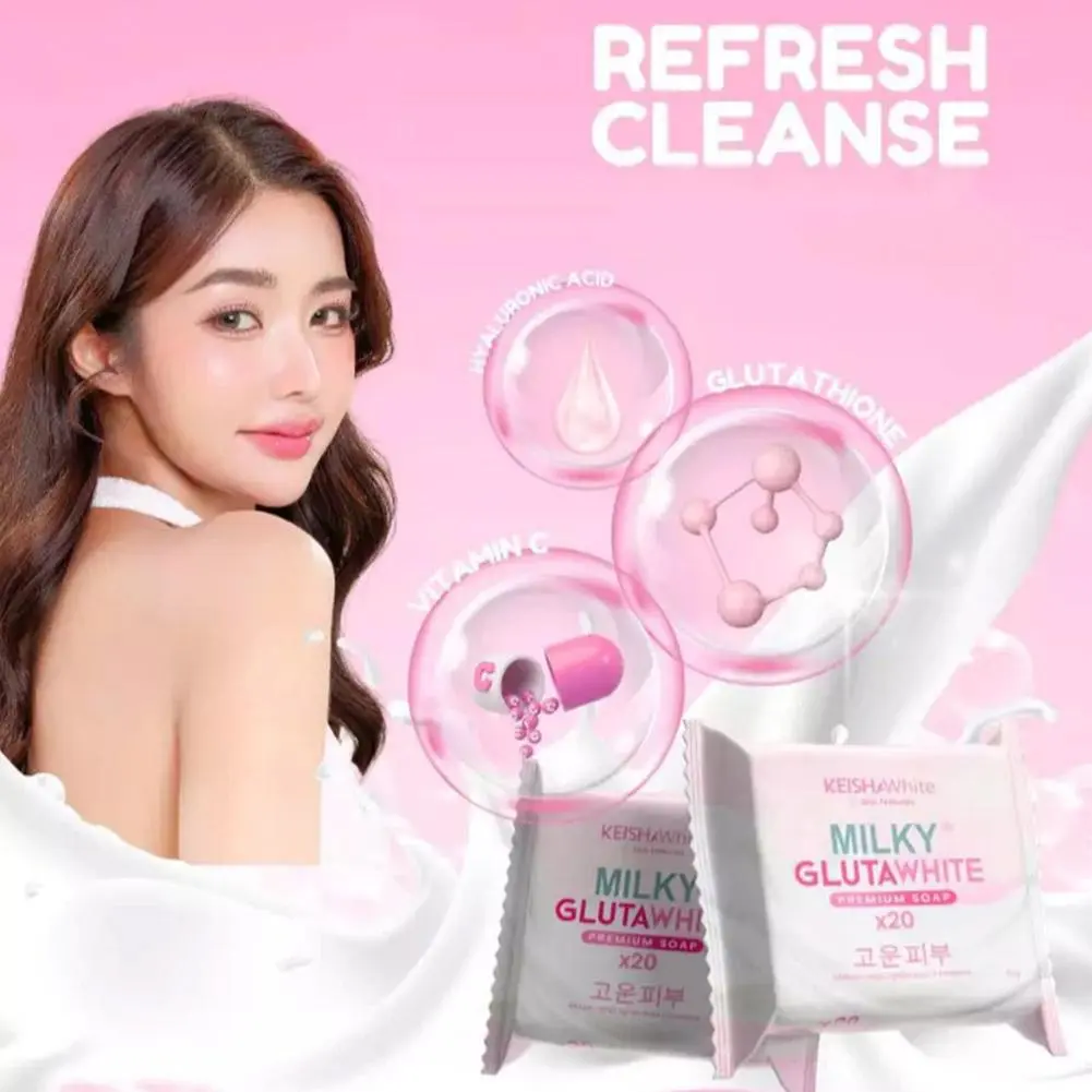 70g Milky Milky Gluta White X20 Extreme Soap Skin Care Hyaluronic Milky  Gluta White X20 Extreme Soap Collagen Niacinamide Gluta - TikTok Shop  Philippines