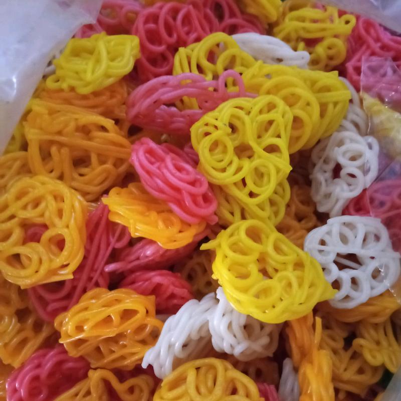 1kg Kerupuk mawar mentah murah kiloan gurih balan Food Snacks Krupuk 1