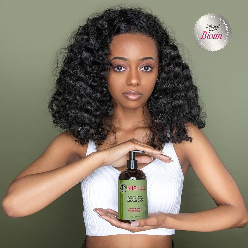 Product Introduction of Rosemary Strengthening Shampoo and Conditioner Infused with Biotin,Cleanses and Helps Strengthen Weak and Brittle Hair 7