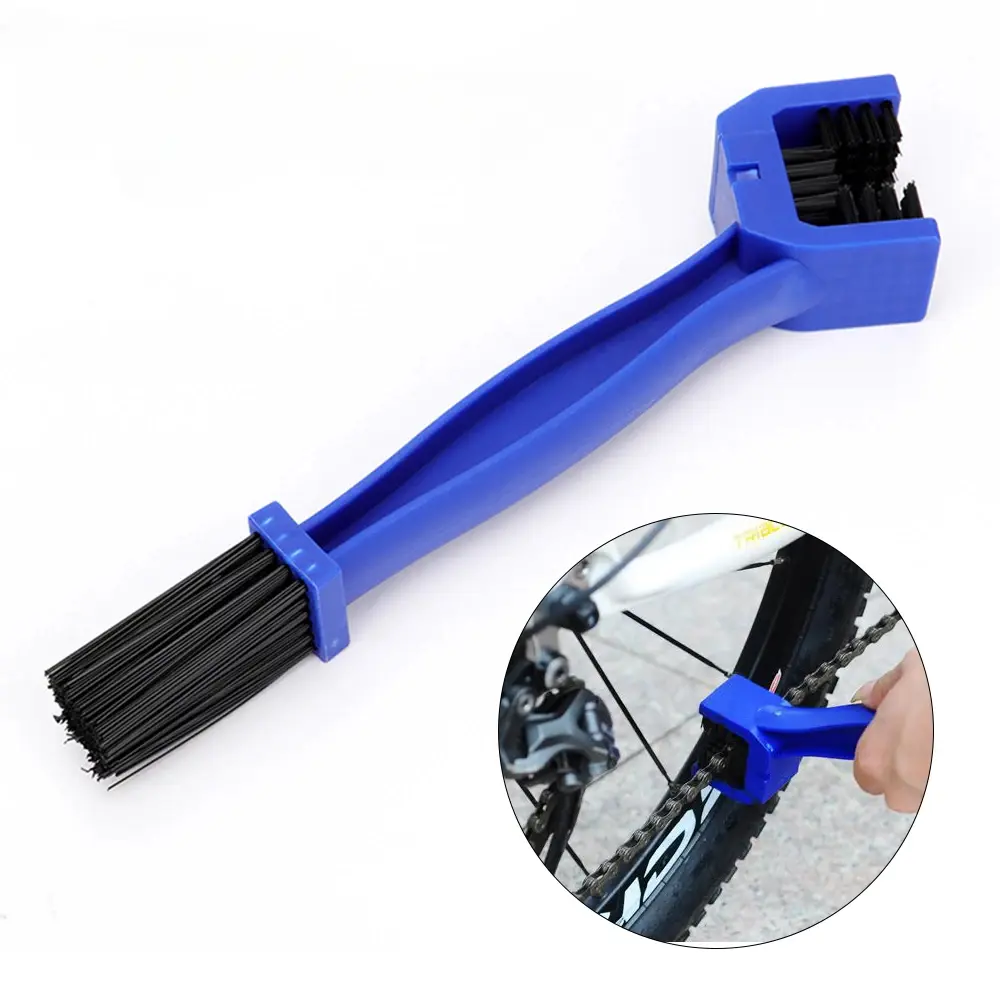 Mountain Cycling Chain Cleaning Brush Portable Bicycle Chain Chean Brush Bike Brushes Motorcycle Cleaner Dirt Brush CleaningTool
