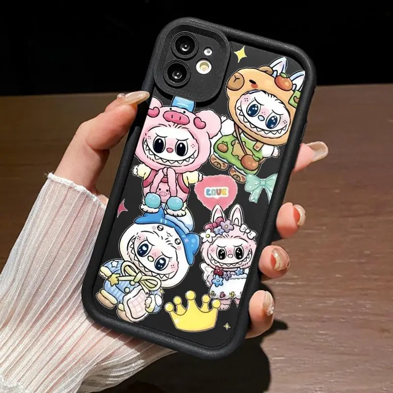 Softcase Untuk Samsung A12 4G 5G A03 A03s A04 A04E A04s A05 A05s A10s A11 A13 4G A13 5G A14 4G 5G A15 4G 5G A20 A20s A21s A22 4G A23 A24 A25 Case Silicon TPU Lens Protection Cute Rabobo Phonecase Casing Ponsel