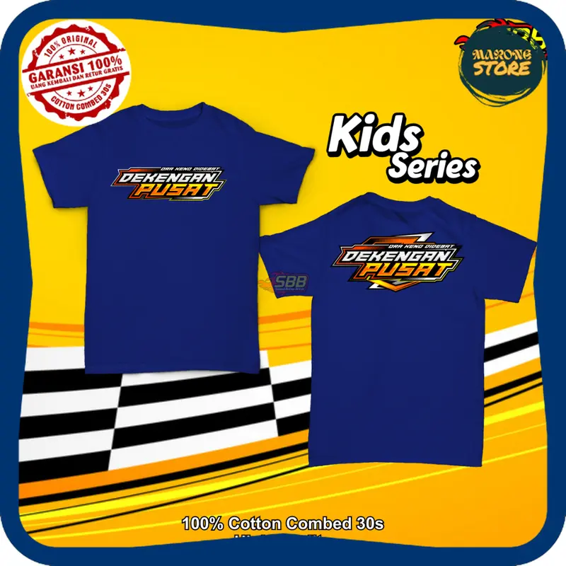 MaroneStore - Baju Kaos ANAK Katun Dekengan Pusat Viral New ST Kaos Anak Laki-laki Katun | Cotton Combed 30s 4