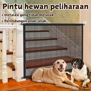 Magic Pet Gate 180CM, Easy Setup No Tools Dog Cat Barrier, Portable Mesh Safety Gate for Indoor Outdoor, Wide Animal Playpen Door, Foldable Pet Fence for House Doorways
