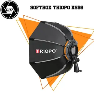 Softbox Flash TRIOPO OCTAGONAL KS65 KS90 KS120 Diameter 65cm 90cm 120cm