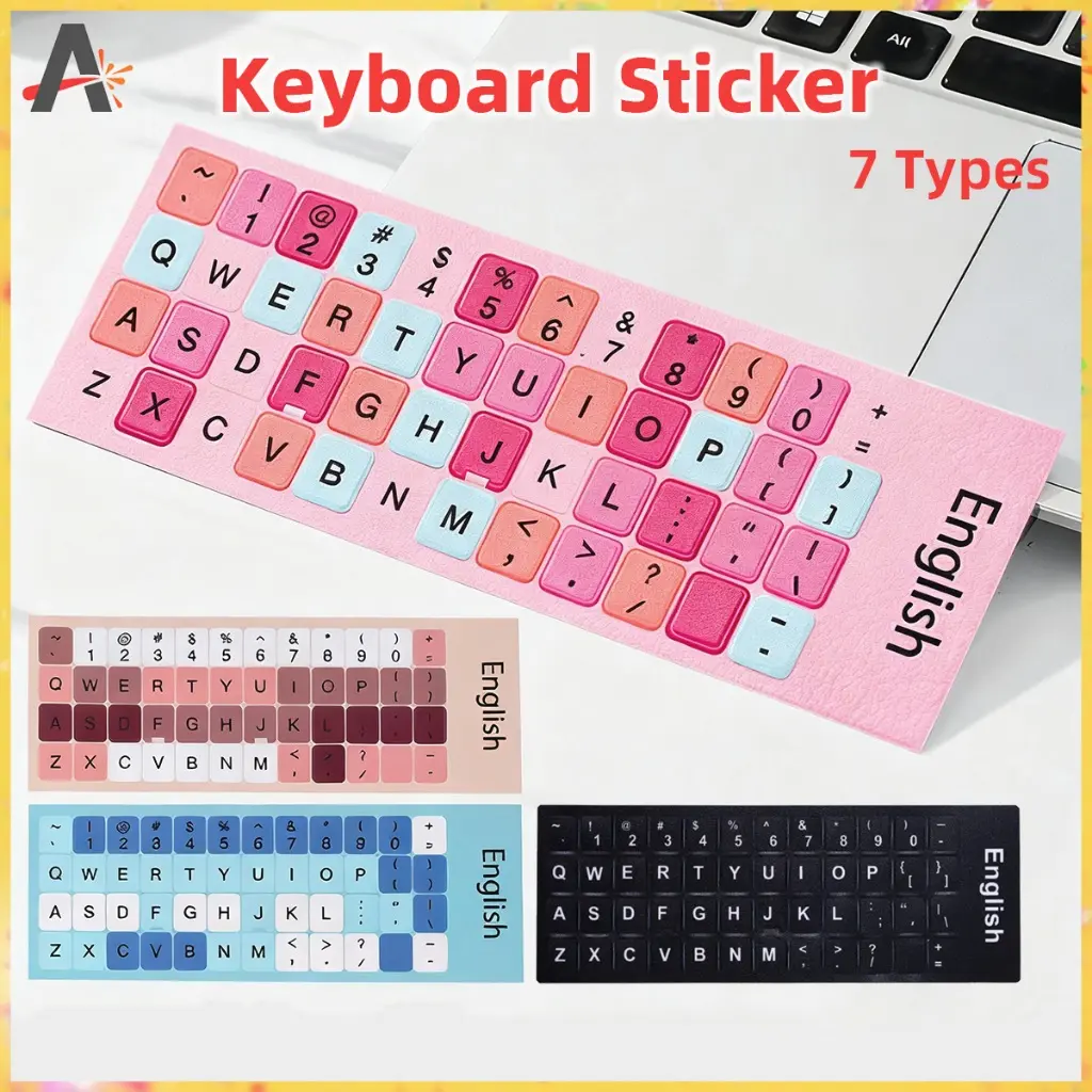 Computer Keyboard Sticker PVC Keypad Computer Decorations Non-slip ...