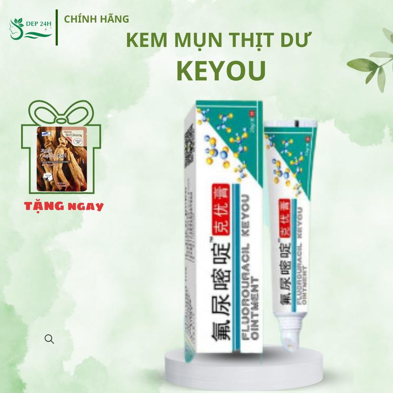 Kem rụng mụn thịt dư KEYOU - KEYOU kem bôi bật gốc cồi mụn thịt dư, nốt ve chó, u mềm treo không tái đi tái lại