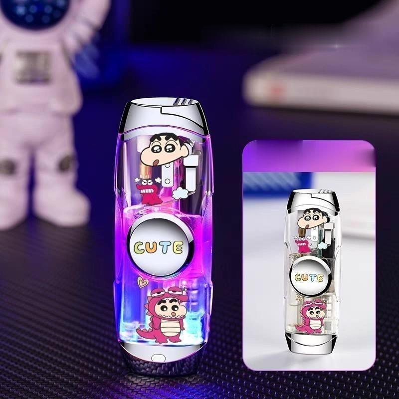 Đồ chơi con xoay kích thước 2x6cm có đèn nhấp nháy khi bật - Toy