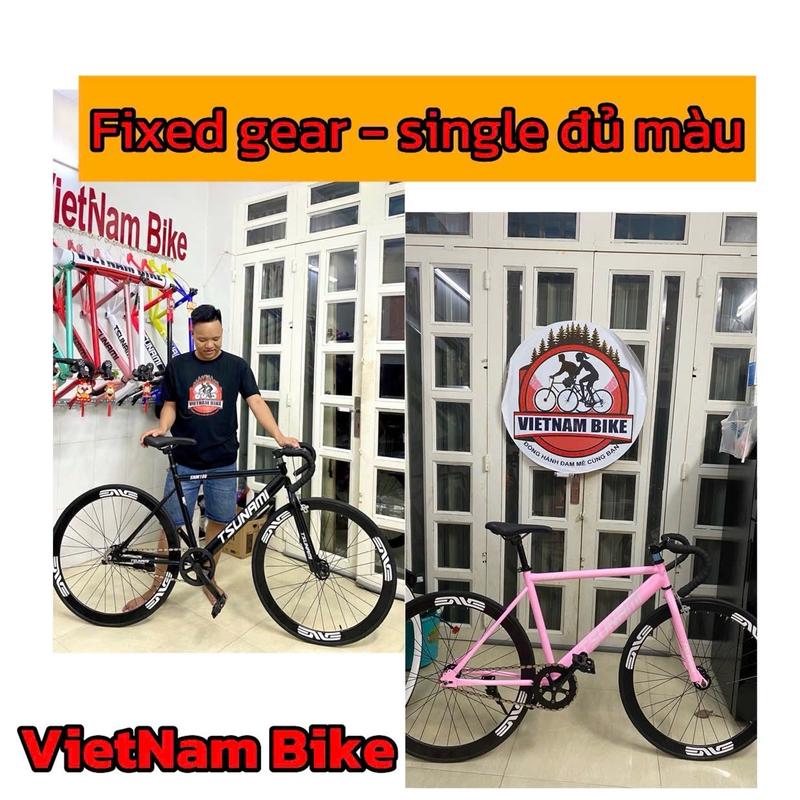 Xe đạp thể  thao Fixed gear và single tsunami snm100  nhiều màu cho khách chọn lựa ( kèm strap và đồ lắp) Gắn Xe Đạp Sports Đạp Xe Đạp