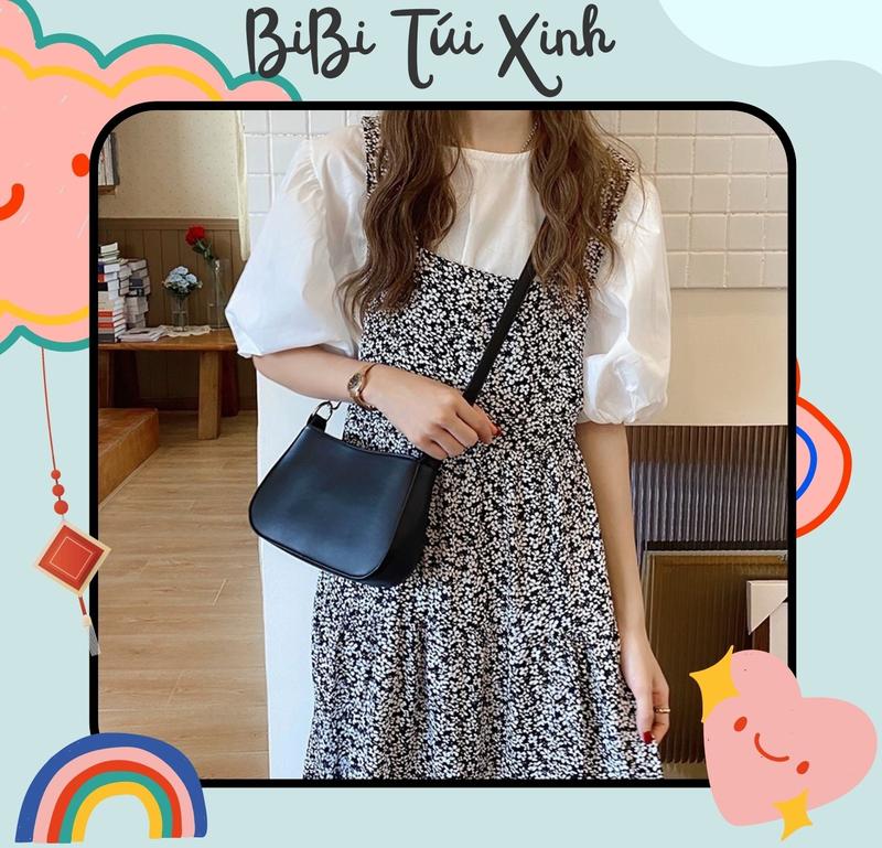 Product Introduction of Túi kẹp nách nữ mềm trơn basic hai dây đeo dễ phối đồ có khóa miệng phong cách Hàn Quốc 32