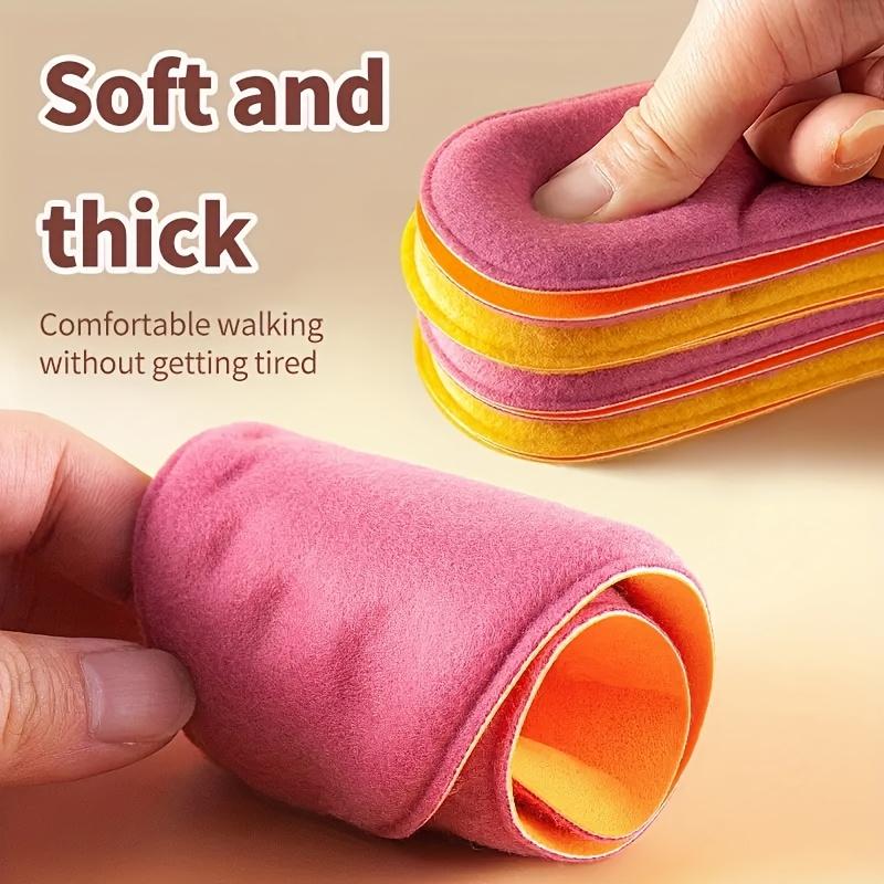 [10pcs Thick Memory Foam Insoles] 10pcs of thick memory foam insoles, suitable for men and women, foot massage warm winter sports insoles, soft and comfortable, suitable for men and Women's tailable design 9