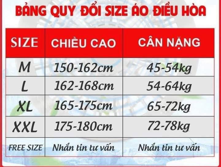 Product Introduction of (COMBO 1 Áo + 2 Áo) Áo Điều Hòa FUKUJI Cao Cấp [ 2 Quạt 13V + PIN 50.000mAh ] Thời Lượng Sử Dụng Liên Tục 12 đến 16 Tiếng, Bảo Hành 12 Tháng 8