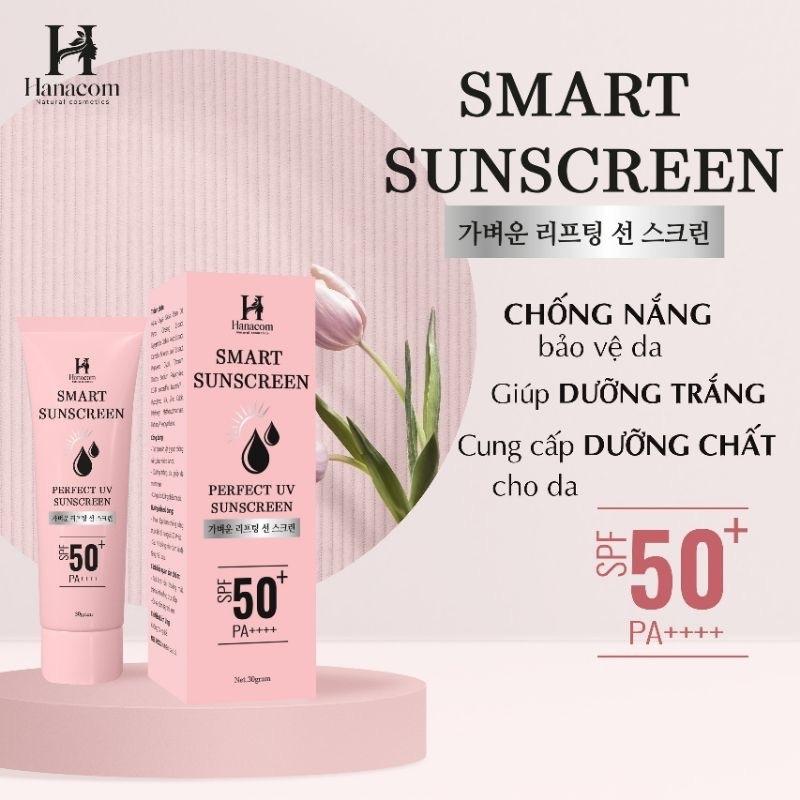 Kem Chống Nắng HANACOM Cẩm Tiên SPF50/PA++++ 65g - Thấm nhanh, Nâng tone, Dưỡng ẩm, Nhẹ mặt, Bảo vệ da toàn diện - Sunscreen, Skincare 0