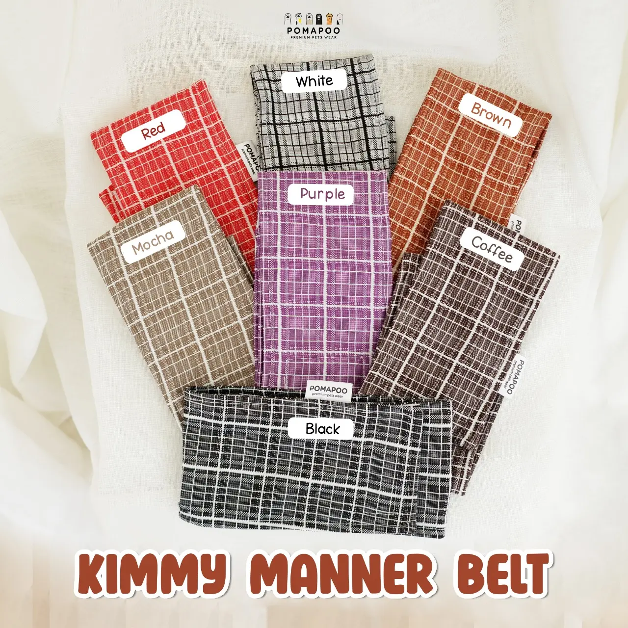POMAPOO - Manner Belt Pampers Anjing Kimmy Belt