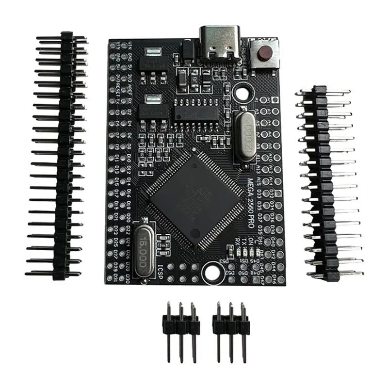 Bảng mạch dự án điện tử tự làm, Mega2560 Pro, 5V 16 MHz, Tương thích với Arduino Mega 8