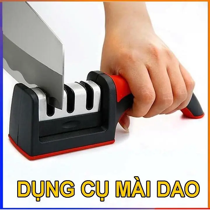 Dụng cụ mài dao 3 cấp độ cầm tay, mài dao nhanh bén siêu tiện lợi