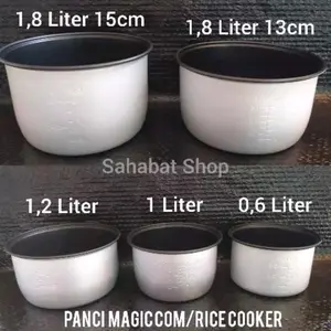 PANCI RICE COOKER / MAGIC COM MIYAKO TEPLON UKURAN 0,6L 1,2L & 1,8 LITER