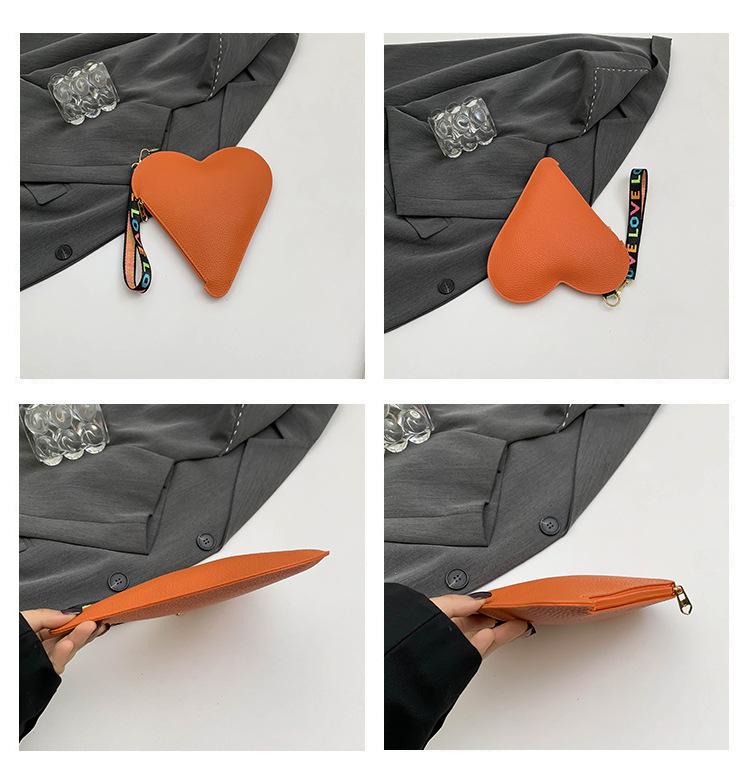 Product Introduction of Special-Interest Design Love 2024 Winter New Good-looking This Year's Popular Coin Purse Clutch Korean Women Bag Tide 6