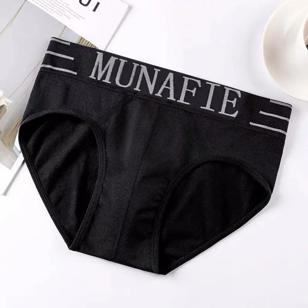 Quần Lót Nam, Warenjin, Sành Điệu, Bền, Quần Lót Nam, Đồ Lót Tam Giác Không Đường May, In Chữ Sành Điệu, Nhanh Khô, Thoải Mái, Cửa Hàng