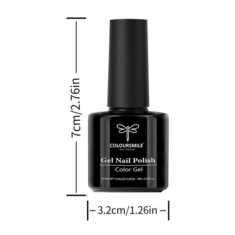 Pearl Color Gel Nail Polish, 6 Counts/set 6 Colors Shimmer Pearl White Pink Purple Mermaid Nail Drawing Summer Gel Polish, Soak Off UV LED Gel Polish 1