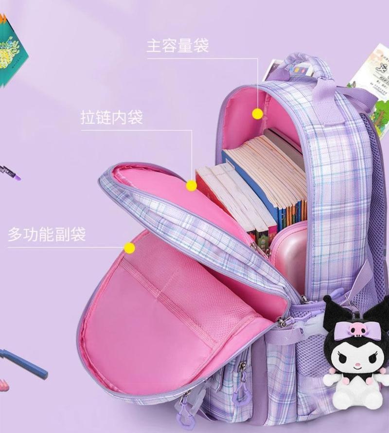 Product Introduction of กระเป๋านักเรียน, Coolomi, สำหรับนักเรียนชั้นประถมศึกษา, หญิง, ความจุขนาดใหญ่, สไตล์เจ้าหญิงน่ารัก, ลดภาระ, ป้องกันกระดูกสันหลัง, กระเป๋าเป้สะพายหลัง, 1246 เกรด 12