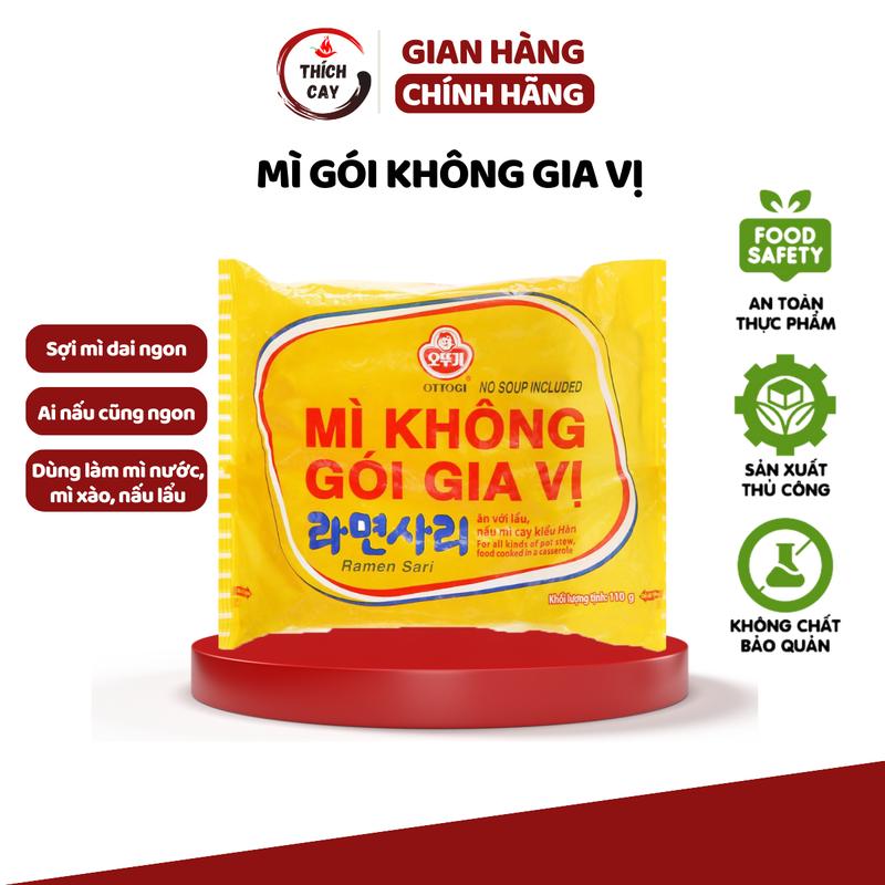 Mì không gói gia vị Otogi 110g mì trộn ăn lẩu nấu mì cay tiện lợi