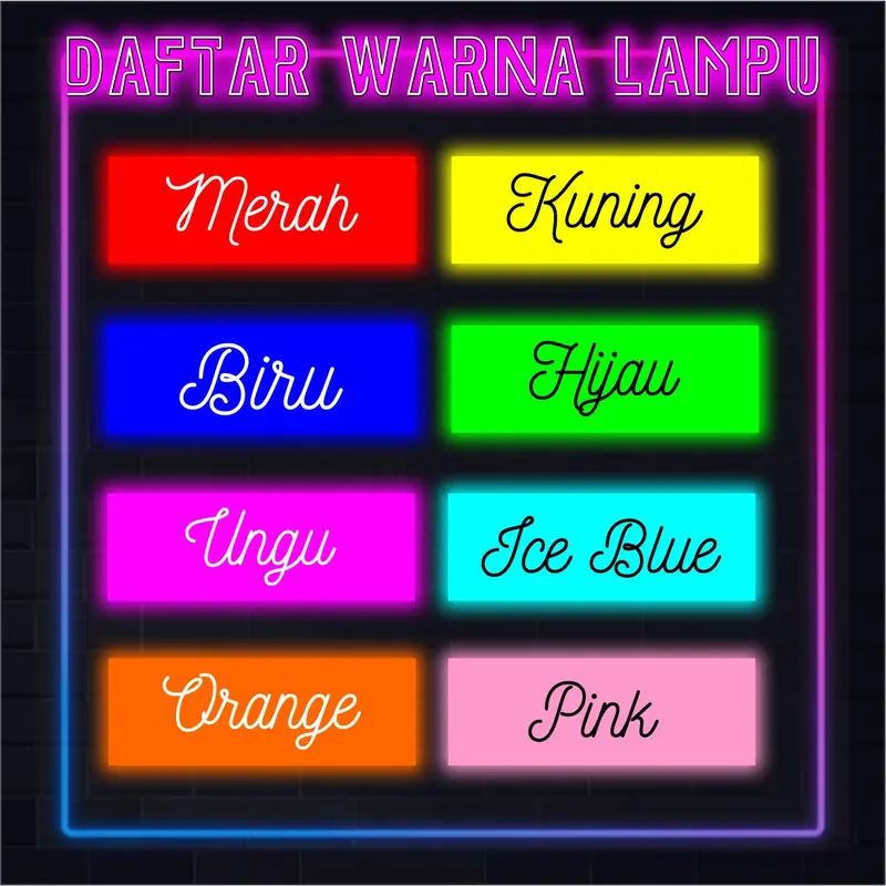 COD Paket Hemat 3-15huruf Led Nama Lampu kamar Aesthetic Neon Custom Nama Akrilik Custom Huruf Menyala Lampu Hias Led Nama logo  Love 3