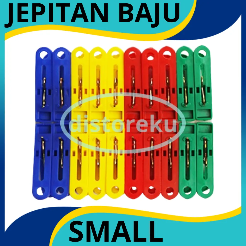 IK - 20pcs Jepitan Baju Small LAUNDRY CLIP JEPIT JEMURAN TERMURAH