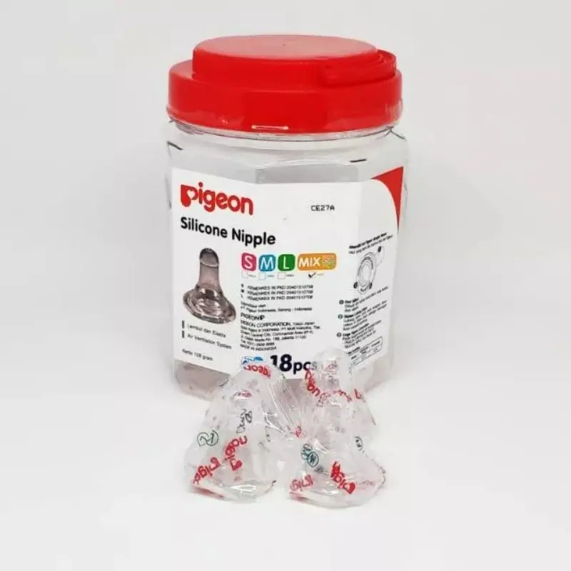 Pigeon Silicone Nipple Slim Eco/Dot Nipple silicone