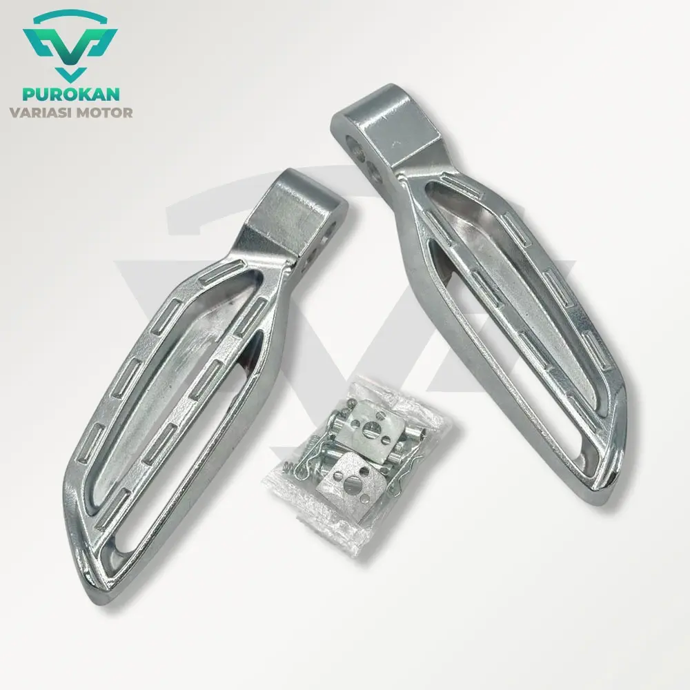 Footstep Belakang Vario Scoopy Step Belakang Beat Xeon Warna Silver Chrome