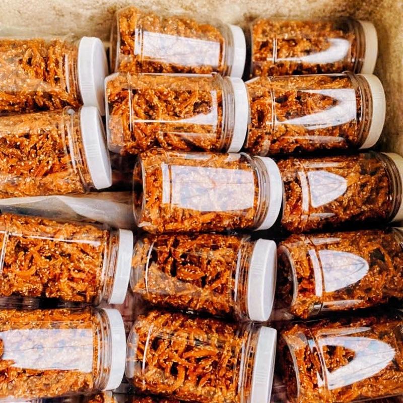 2 Hủ 400G ( Luôn Cả Hủ) Cá Cơm Rim Mè Vừng Vị Mặn Ngọt Cay Nhẹ - Ăn Vặt Cô Hai 6