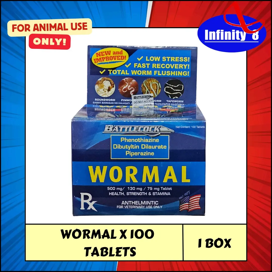 BATTLECOCK WORMAL X100 TABLETS/BOX - TikTok Shop Philippines