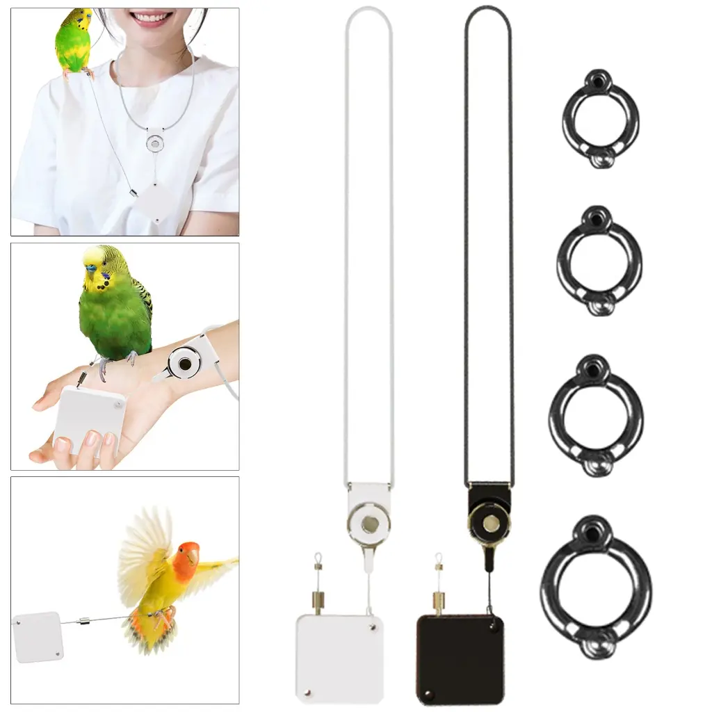 KRXWJ Parrots Wire Rope Parrots Leashes Retractable Parrots Leashes Flexible Rope