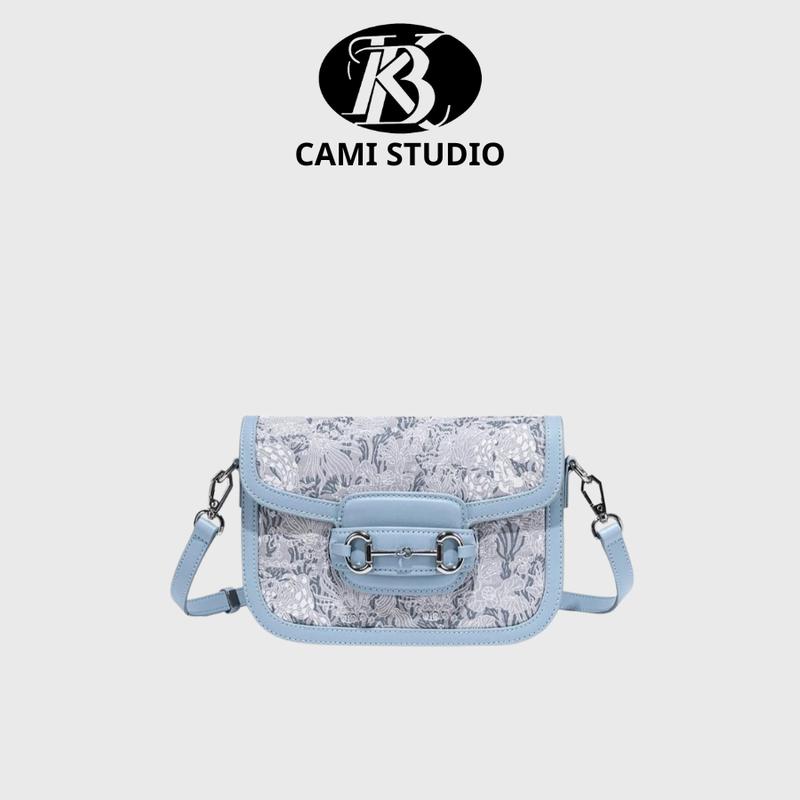  Túi Xách Nữ MENGLISHA Thời Trang Cao Cấp Túi Xách Đeo Chéo Đeo Vai Bề Mặt Thêu Sang Trọng - M1251 