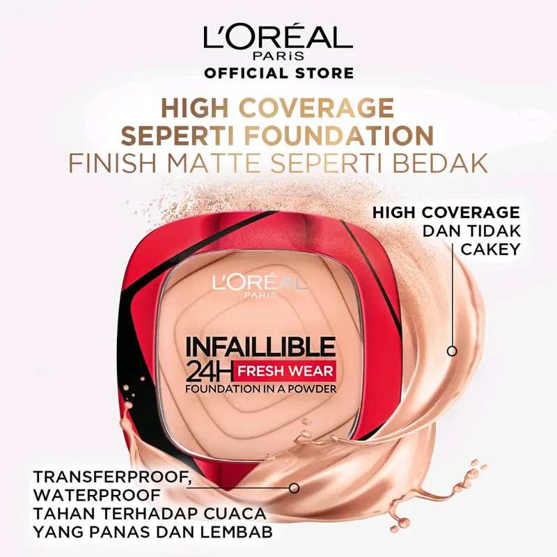 L'OREAL INFAILLIBLE 24H FRESH WEAR FOUNDATION POWDER 2