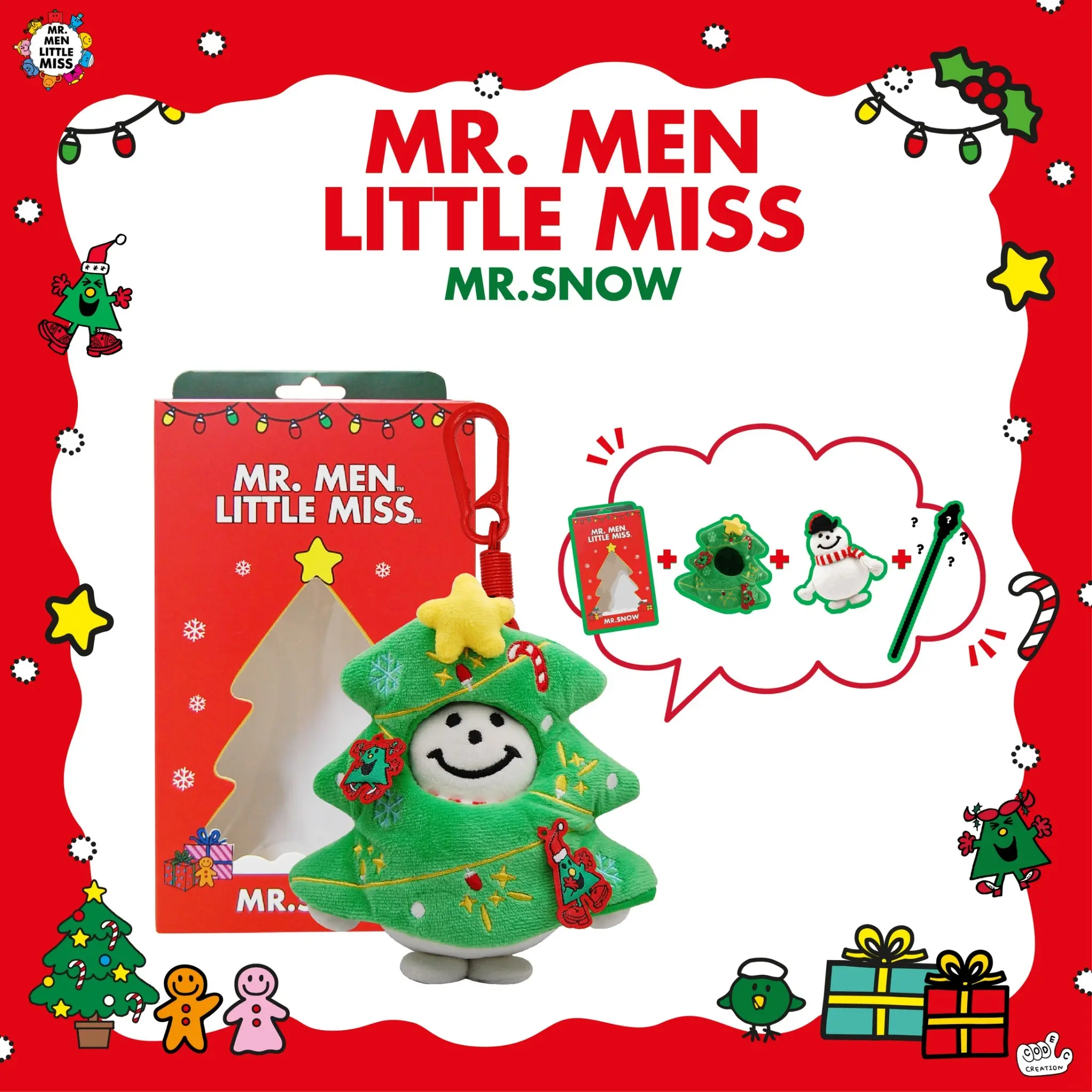 พวงกุญแจ MR.SNOW (Mr.men and Little miss)