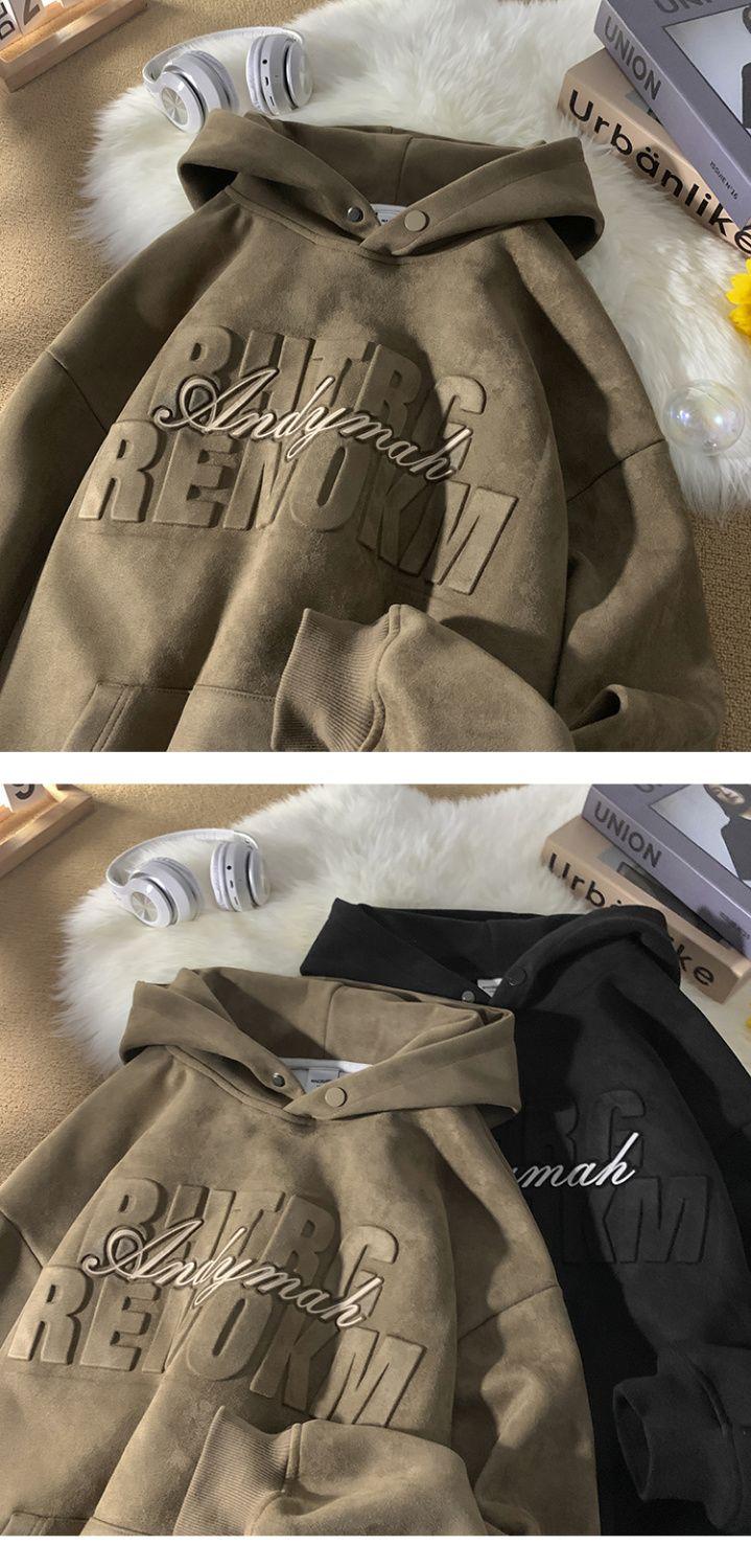 Product Introduction of Áo Hoodie Nặng, Dành Cho Nam Giới, Thương Hiệu Hợp Xu Hướng Có Mũ Trùm Đầu, Thích Hợp Cho Mùa Thu Và Mùa Đông, Thanh Thiếu Niên Và Học Sinh Trung Học, Phong Cách Cổ Điển Mỹ, Hàng Mới Về 2023, Áo Có Mũ Trùm Đầu 9