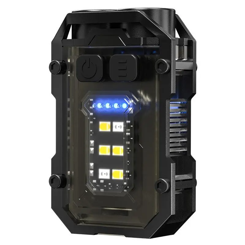 Outdoor Portable Mini Keychain Light, Magnetic Suction Anti-lost Type-C Fast Charging Multifunctional Tool Light, Multifunctional Light for Outdoor 0