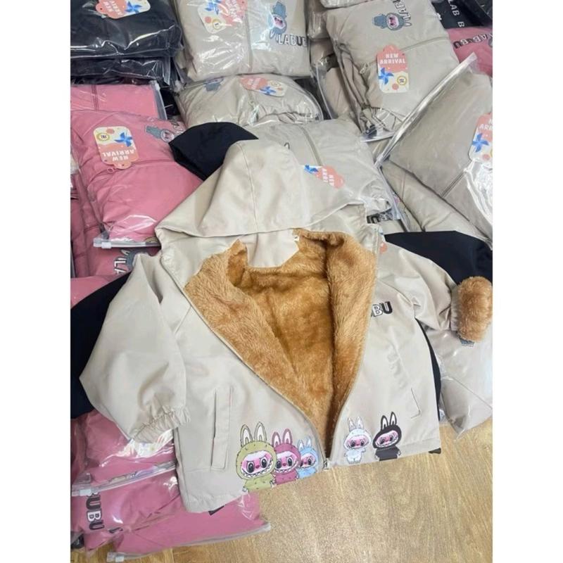 Áo khoác gió LABUBU LÓT LÔNG LOẠI 1 chống nước cản gió, giữ nhiệt tốt ( 15-40kg) 7