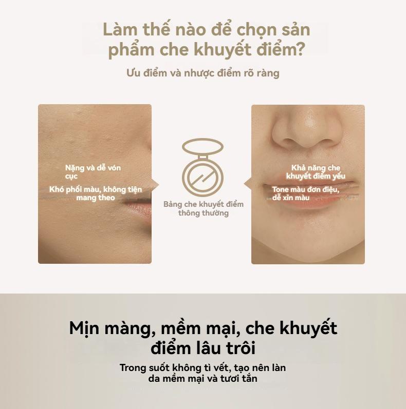 Product Introduction of Bảng Màu Che Khuyết Điểm Đa Năng, 3 Màu, Kem Che Khuyết Điểm Trung Bình Lâu Trôi, Không Thấm Nước, Trang Điểm Mỹ Phẩm Cho Nữ, Trung Bình 9