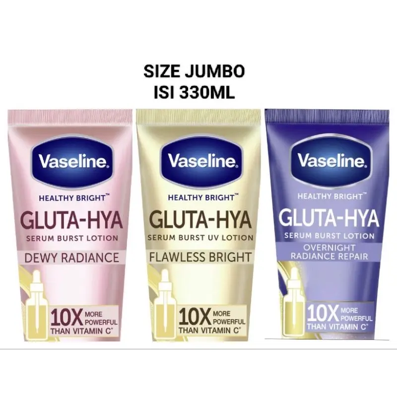 Vaseline Gluta Hya Serum Burst Gluta Vitamin Pencerah Mencerahkan