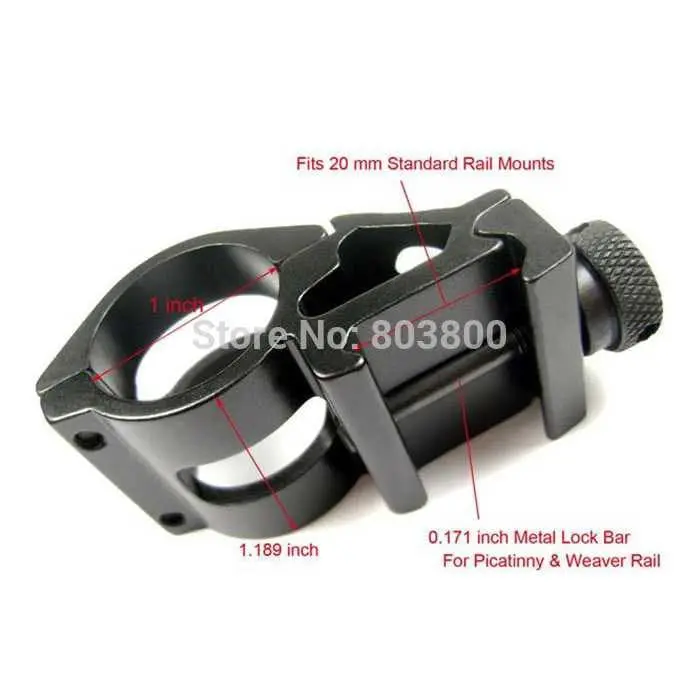 [COD] Bracket Senter Mount Laser Pressure Steel Accessories Flashlight 254mm 2