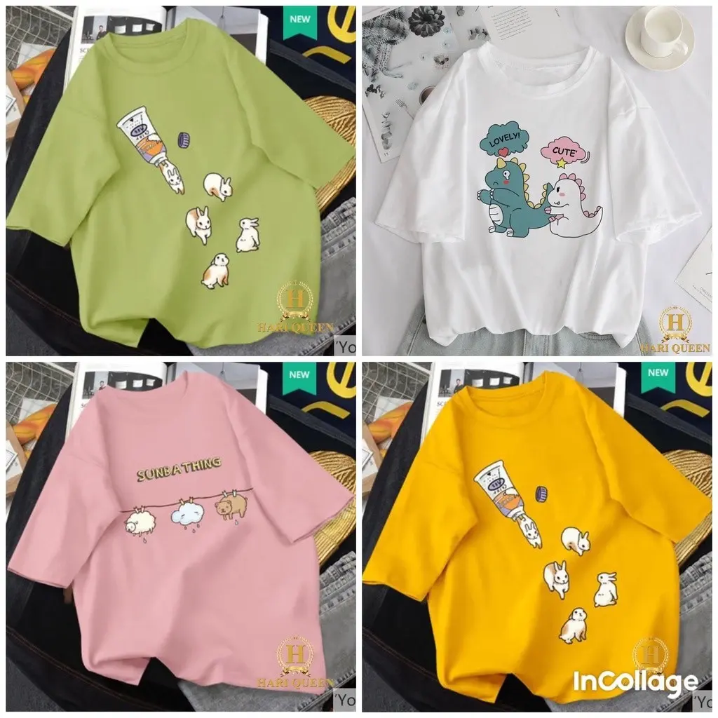 [MIỄN PHÍ SHIP] {XẢ KHO} Áo thun hè, áo ba lỗ, quần đùi nhiều mẫu in họa tiết 3D, Áo phông nam nữ from rộng  -Venus.xinh
