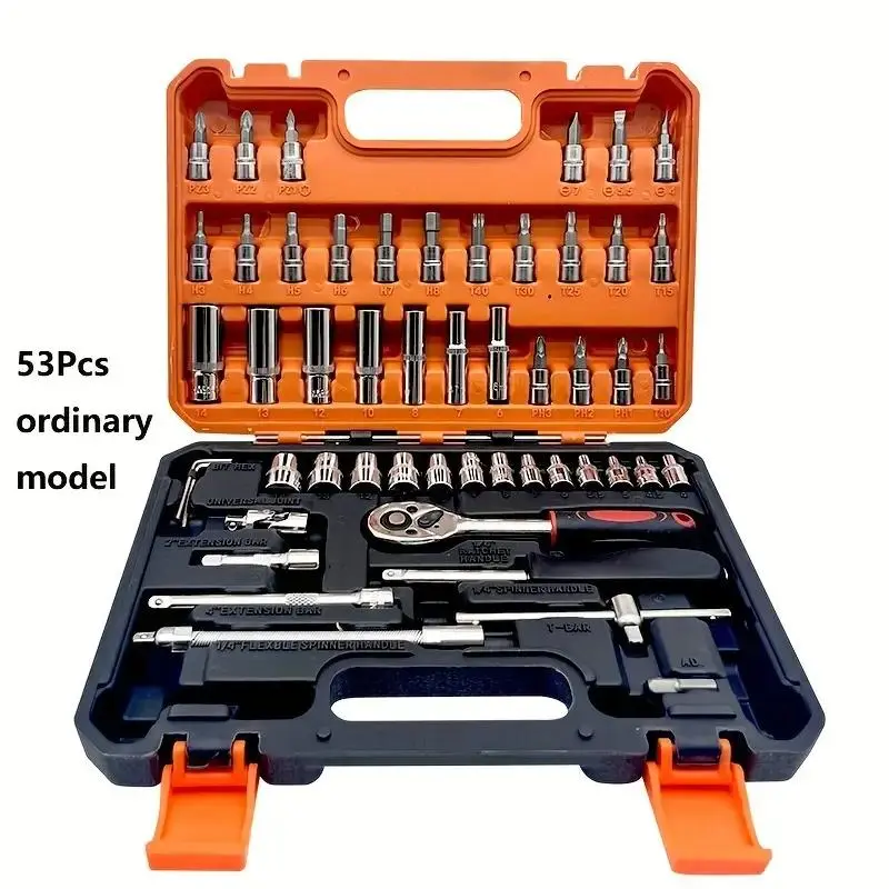 Car Repair Tool Kit, Stainless Steel Car Repair Tool Set for Valentine's Day Gift, Automotive Repair Tool Kit, Essential Maintenance Accessories for Off-road Motorcycles, Car Accessories, Automotive Repair Tool Kit for Birthday Gifts 8