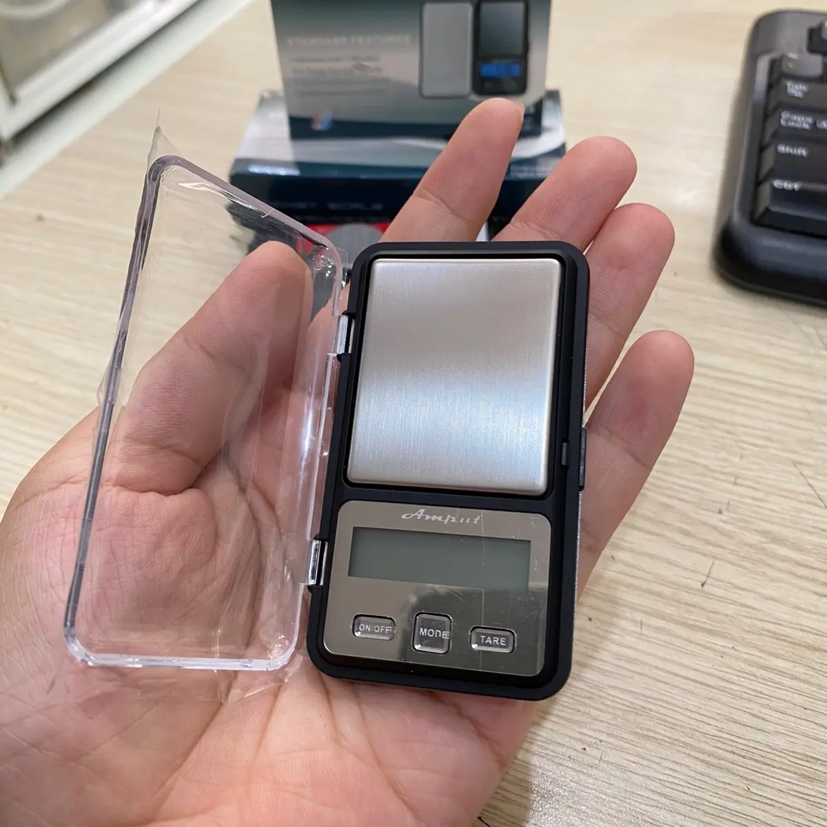 Cân tiểu ly bỏ túi amput 100gx0,01g