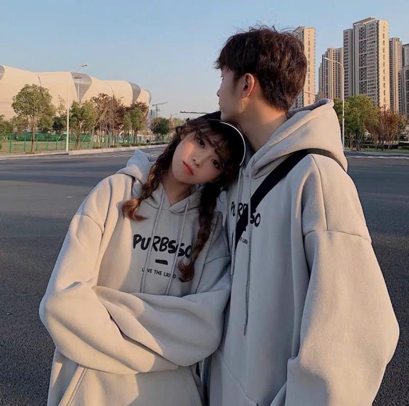 Áo Khoác Hoodie Nam Nữ Cặp Đôi Họa Tiết Chữ PURBSSOO Form Rộng Unisex Chất Nỉ Dày Dặn WONDER STORE