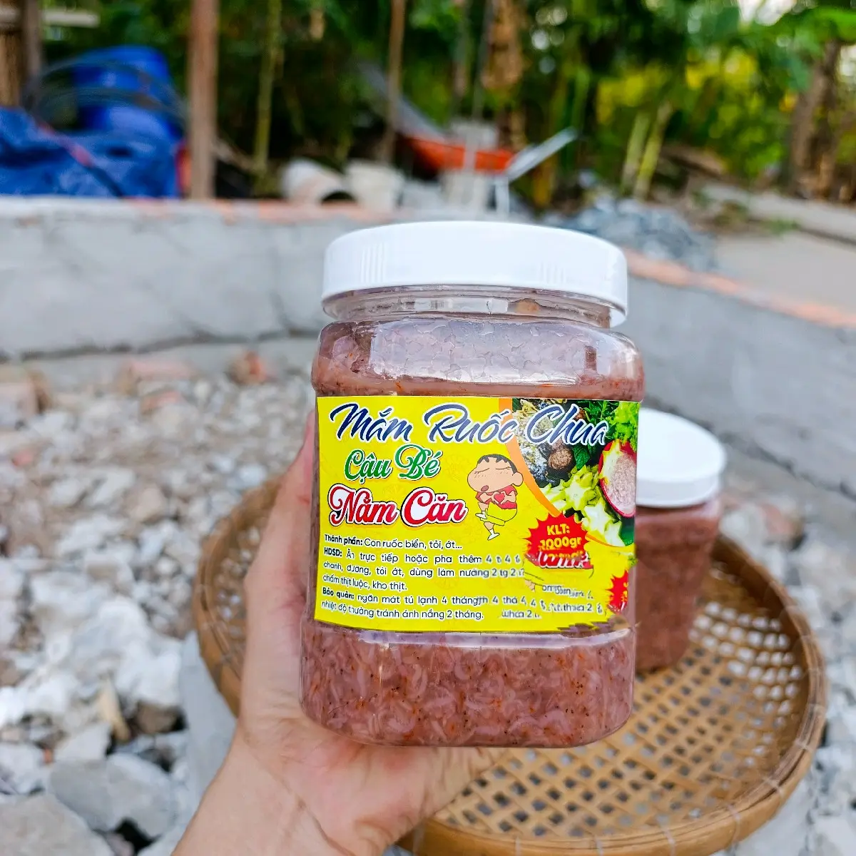 Mắm ruốc chua ruốc chao Cà mau keo vị chua mặn vừa ăn 1KG BabonaFood