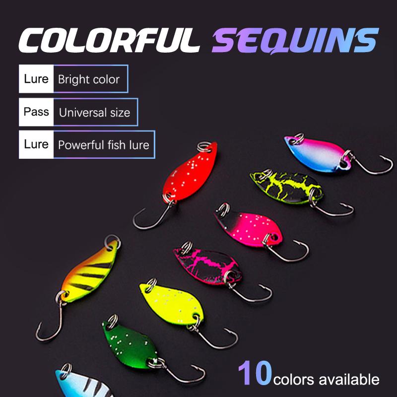 Duy nhất móc Scoop-Hình xoay spinner Sequins câu cá lure câu cá giải quyết cho…