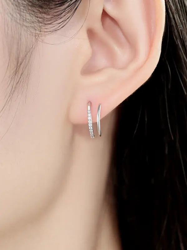 S925 Sterling Silver Earrings, Fashionable Earrings for Women, Trendy All-match & Exquisite Jewelry for Birthday Gift 3